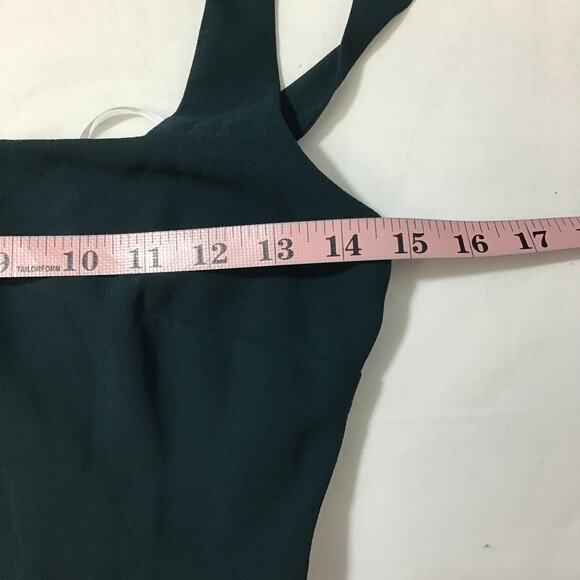 LULU'S XS Green Emerald Remarkable Square Neck Sleeveless Maxi Dress NEW B168 - Picture 6 of 10